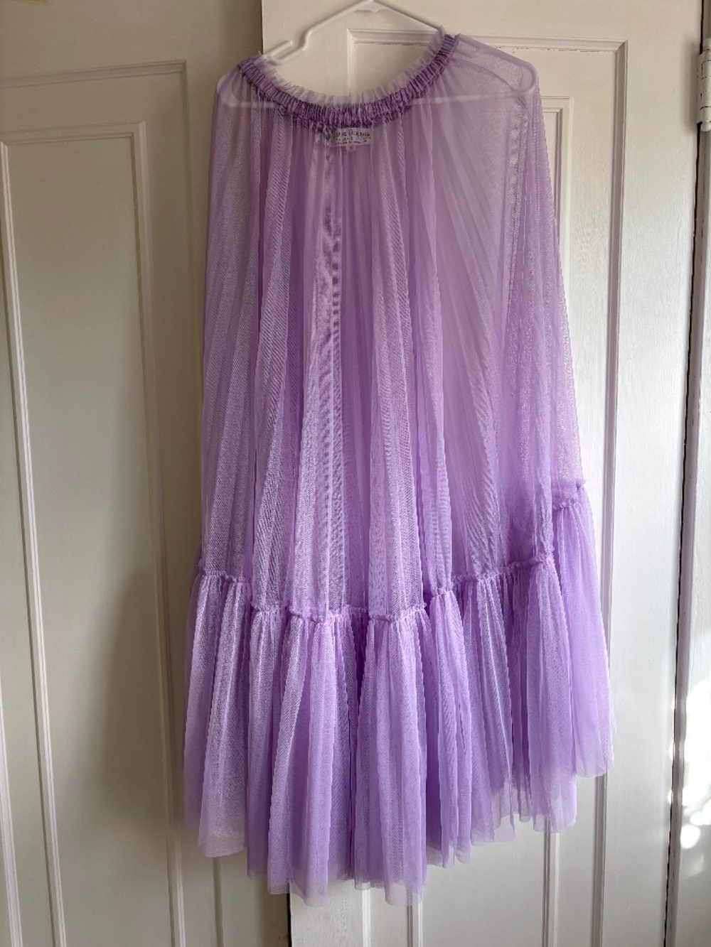 Anthropologie tulle maxi skirt